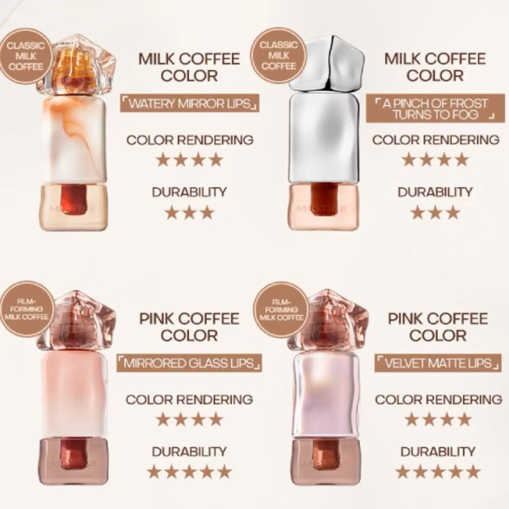 MISTINE matte Lip Glaze longwear Lip Cream iced lipstick transparent mirror