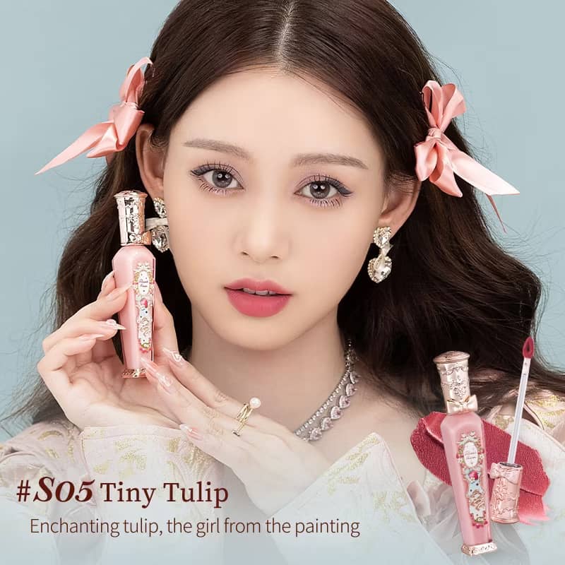 Flower Knows Strawberry Rococo Series Cloud Lip Cream | 3.5ml Velvet Lip Gloss