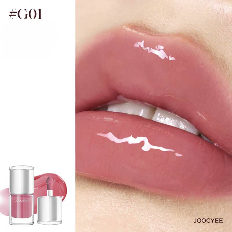 Joocyee Aurora Series Satin Glow Blush Glossy Lip Glaze