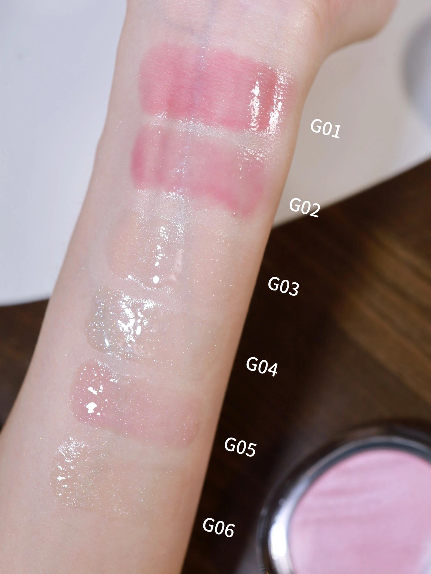 Joocyee Aurora Series Satin Glow Blush Glossy Lip Glaze