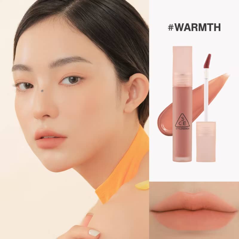 3CE Blur Water Lip Tint, Moisturizing water-like light blur soft-focus pout silky smooth texture comfortable finish