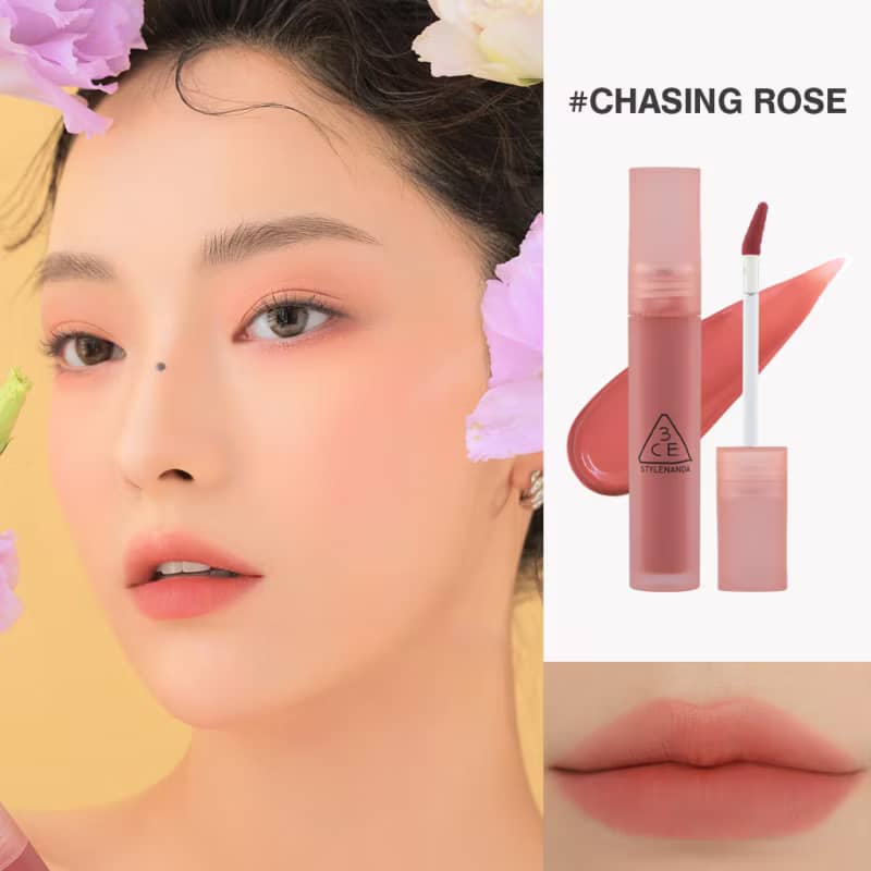 3CE Blur Water Lip Tint, Moisturizing water-like light blur soft-focus pout silky smooth texture comfortable finish