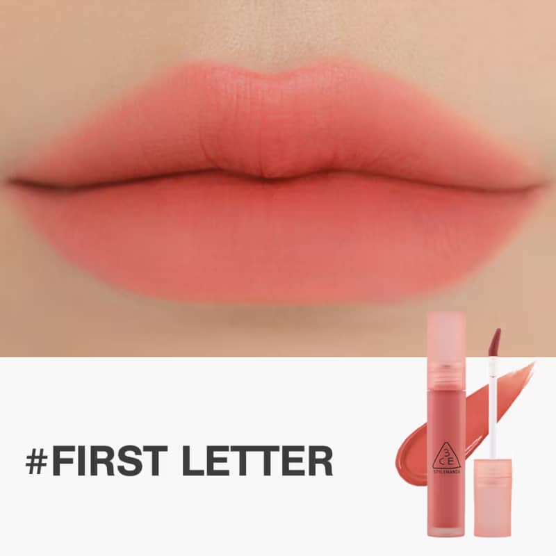 3CE Blur Water Lip Tint, Moisturizing water-like light blur soft-focus pout silky smooth texture comfortable finish