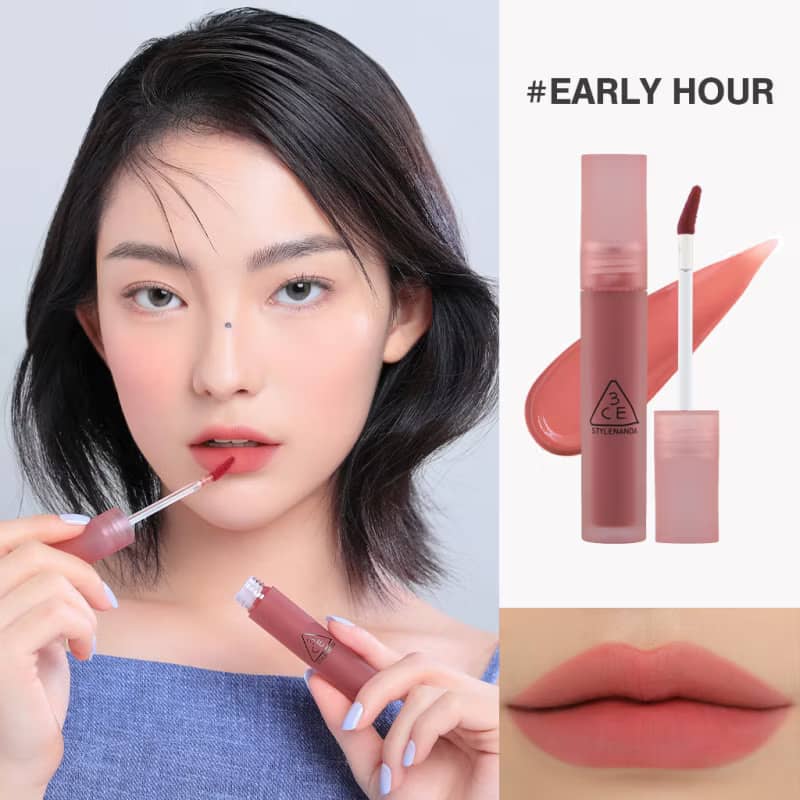 3CE Blur Water Lip Tint, Moisturizing water-like light blur soft-focus pout silky smooth texture comfortable finish