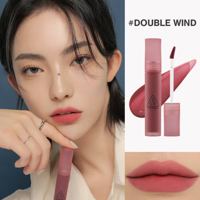 3CE Blur Water Lip Tint, Moisturizing water-like light blur soft-focus pout silky smooth texture comfortable finish