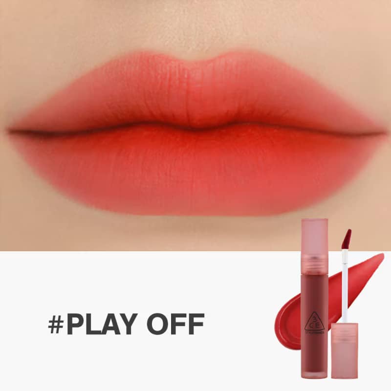 3CE Blur Water Lip Tint, Moisturizing water-like light blur soft-focus pout silky smooth texture comfortable finish
