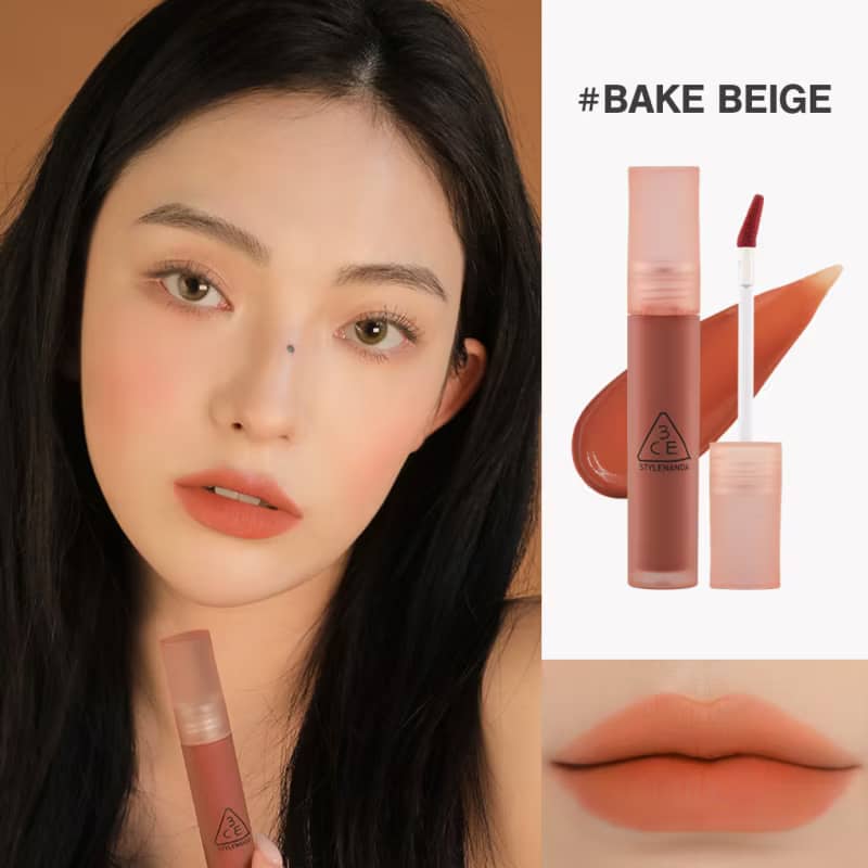 3CE Blur Water Lip Tint, Moisturizing water-like light blur soft-focus pout silky smooth texture comfortable finish