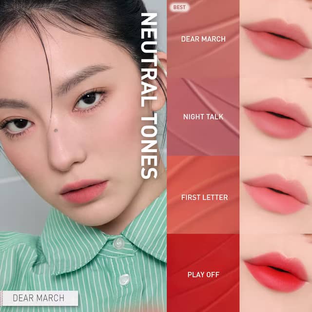 3CE Blur Water Lip Tint, Moisturizing water-like light blur soft-focus pout silky smooth texture comfortable finish