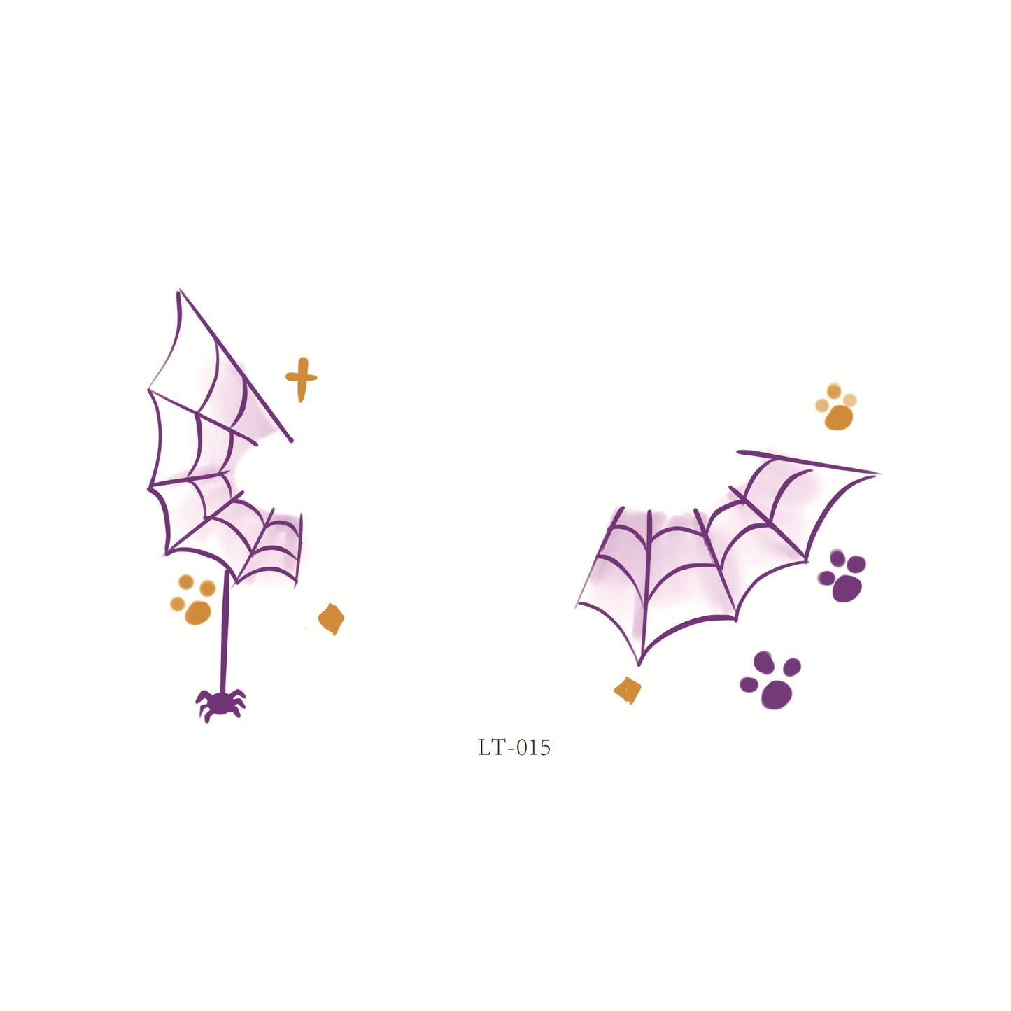 Halloween Makeup Face Stickers | Cute Pumpkin, Heart & Blush Designs | Scar Tattoo Stickers