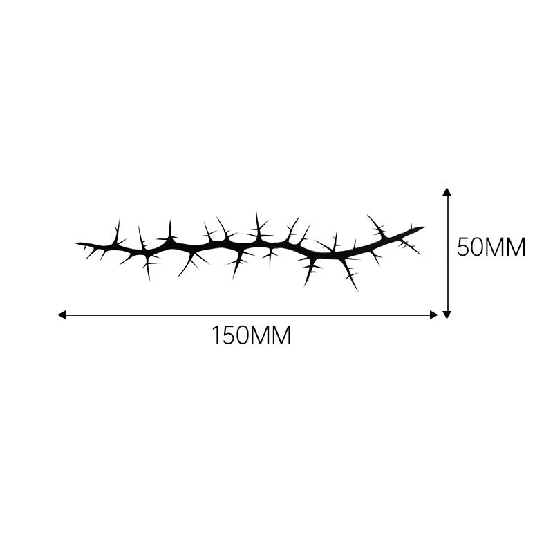 Halloween Scar Tattoo Stickers – Realistic Wound & Scratch Temporary Face Tattoos