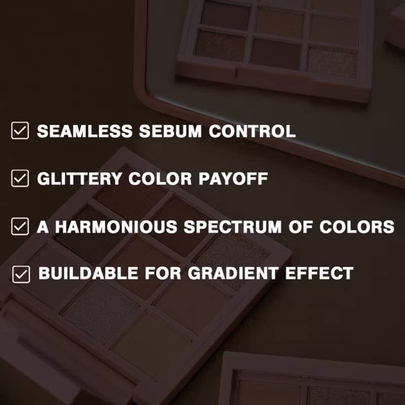 3CE Mini Multi Eye Color Palette, 4 blendable smooth texture, high pigment color pay-off, crease free natural look