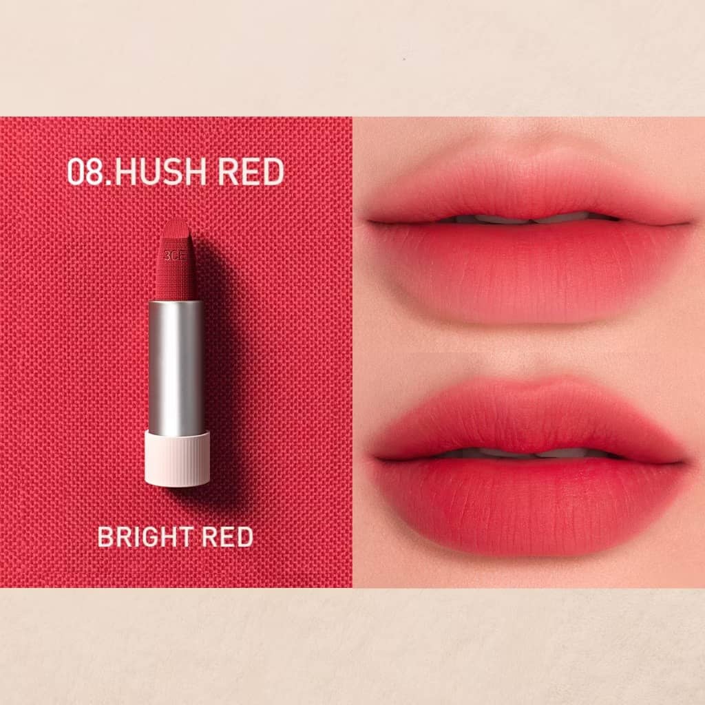 3CE Cashmerehug Lipstick, Ultra-soft matte lipstick, blur lip lines, luxury color and all-day comfort, smooth cashmere