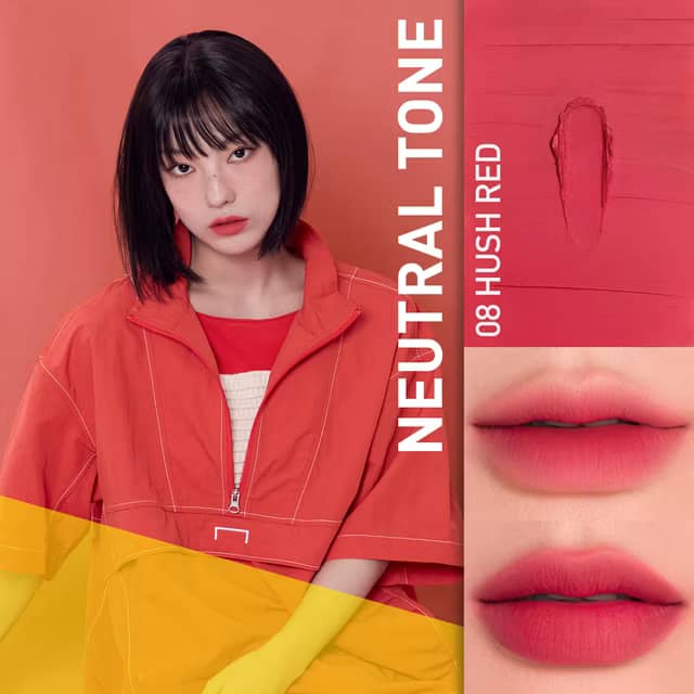 3CE Cashmerehug Lipstick, Ultra-soft matte lipstick, blur lip lines, luxury color and all-day comfort, smooth cashmere