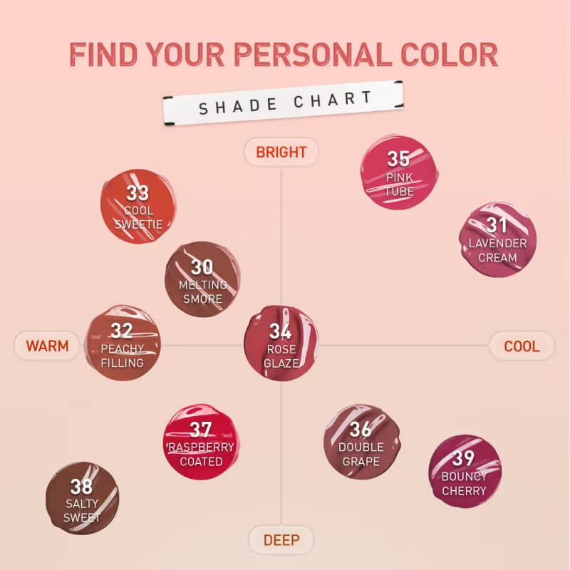 3CE Glazy Lip Glow Korean tinted lip balm gloss luminous hydrating healthy shine moisture coconut oil non-sticky