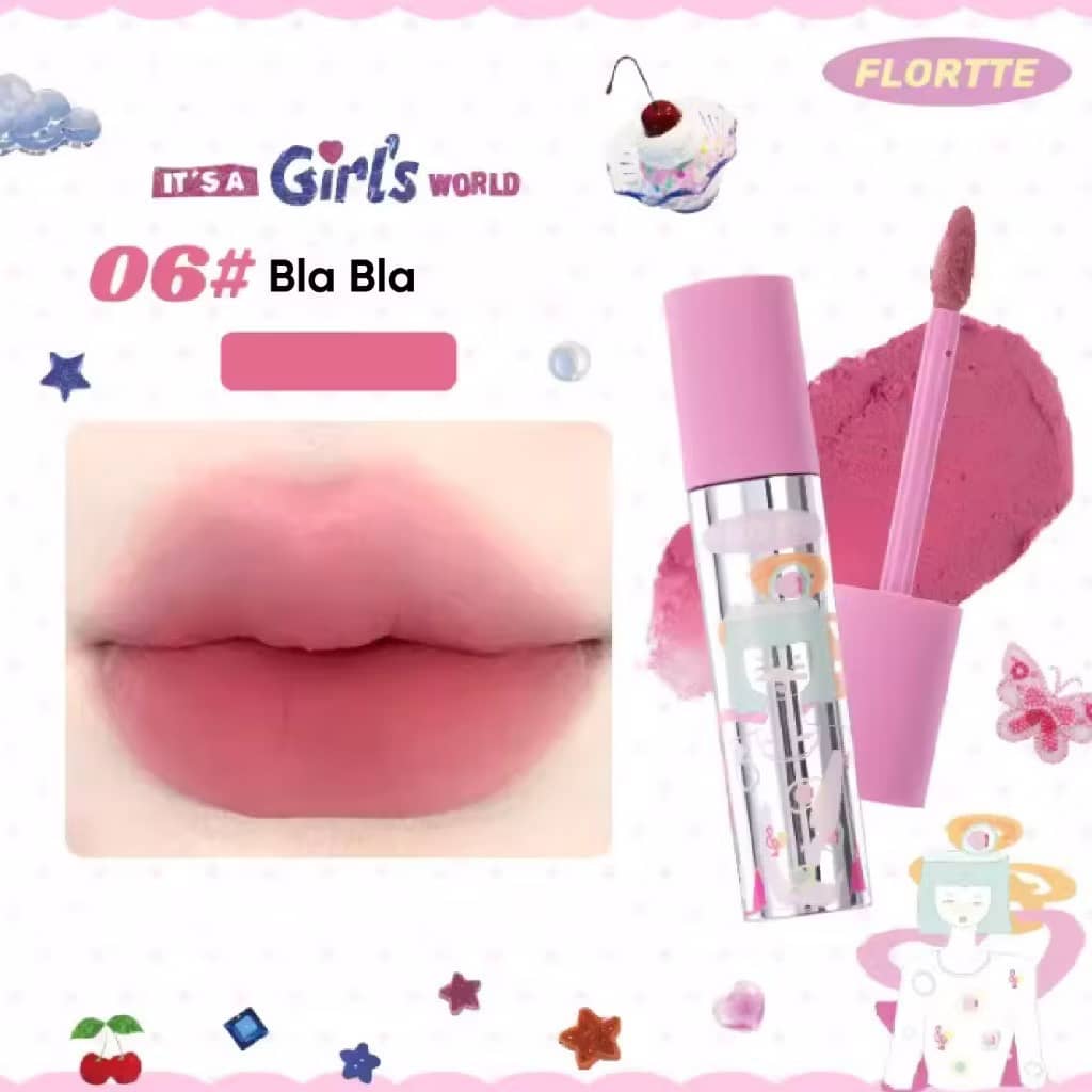 FLORTTE Wackky Girls Dorm Lip Cream Matte Lipstick