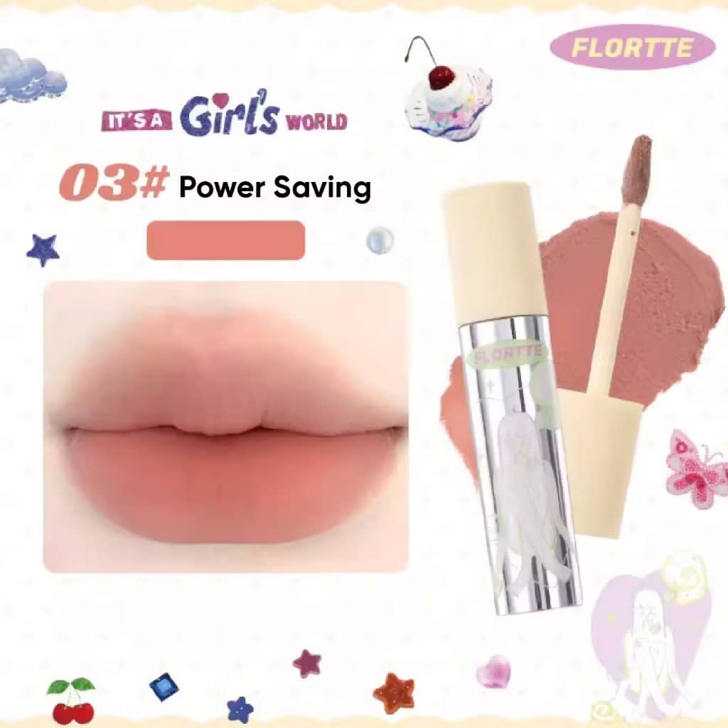 FLORTTE Wackky Girls Dorm Lip Cream Matte Lipstick