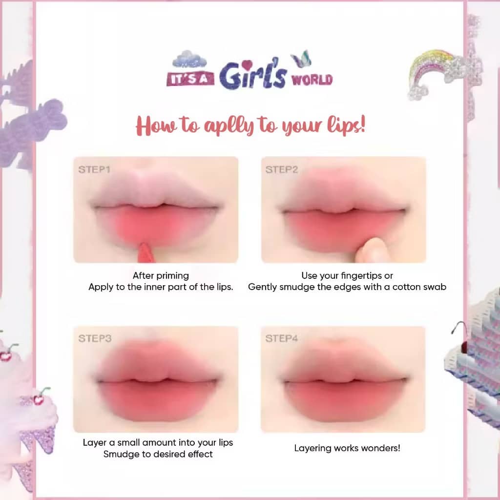 FLORTTE Wackky Girls Dorm Lip Cream Matte Lipstick