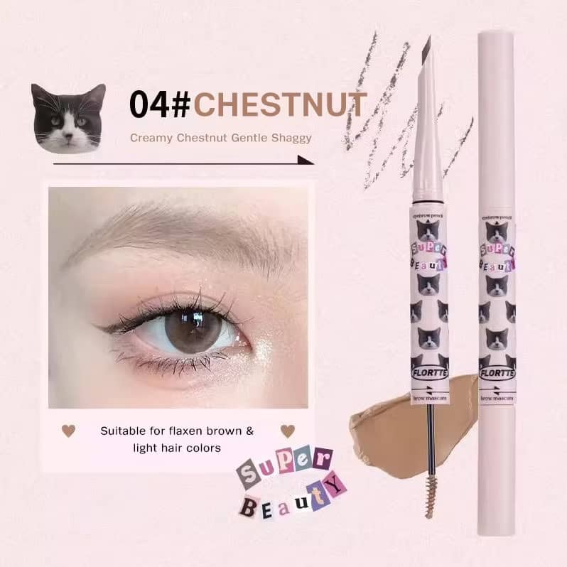 FLORTTE Super Beauty Eyebrow Pencil and Tint Balm