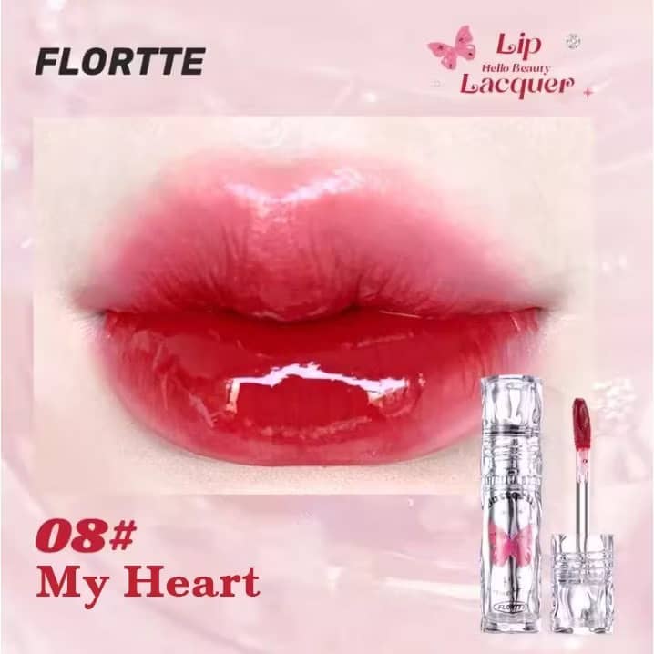 FLORTTE Hello Beauty Lip Lacquer Lip Glaze