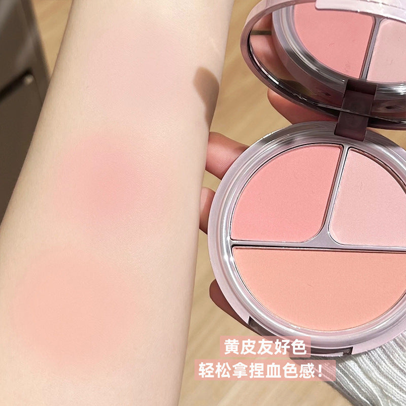 ART VALUE 3-in-1 Blush, Contour & Highlighter Palette – Multi-Use