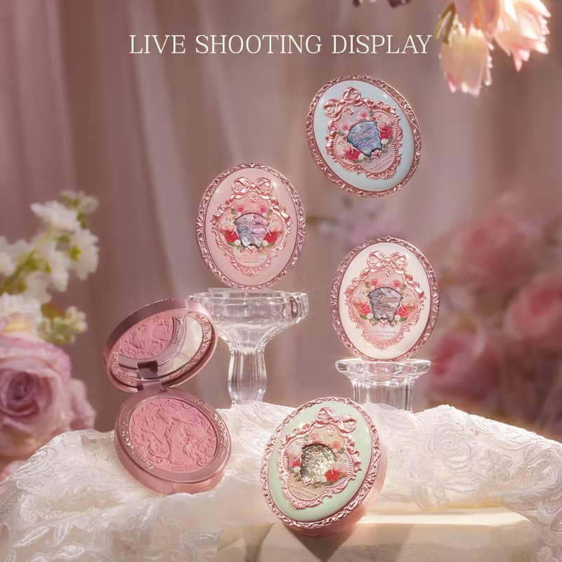 Flower Knows Midsummer Fairytales Collection Velvet Embossed Blush 5g