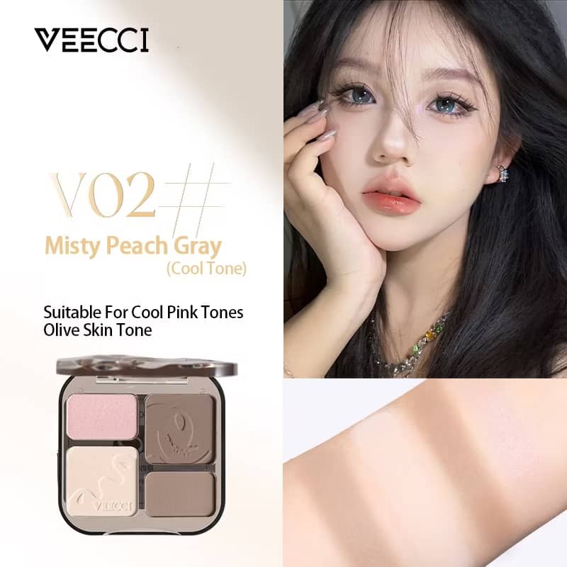 VEECCI 多效合一修容高光盤