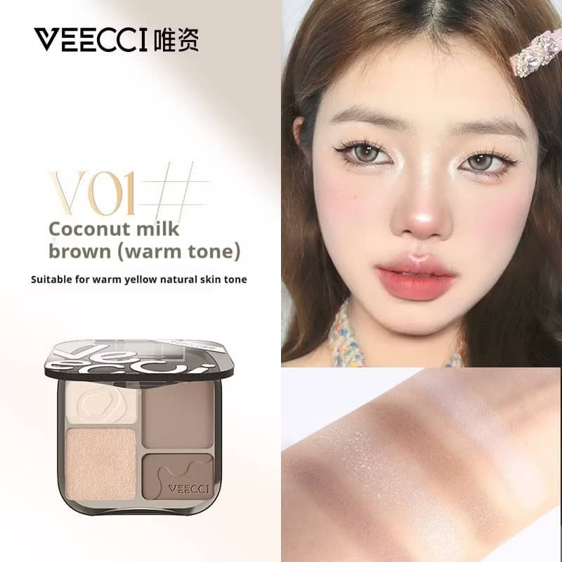 VEECCI 多效合一修容高光盤
