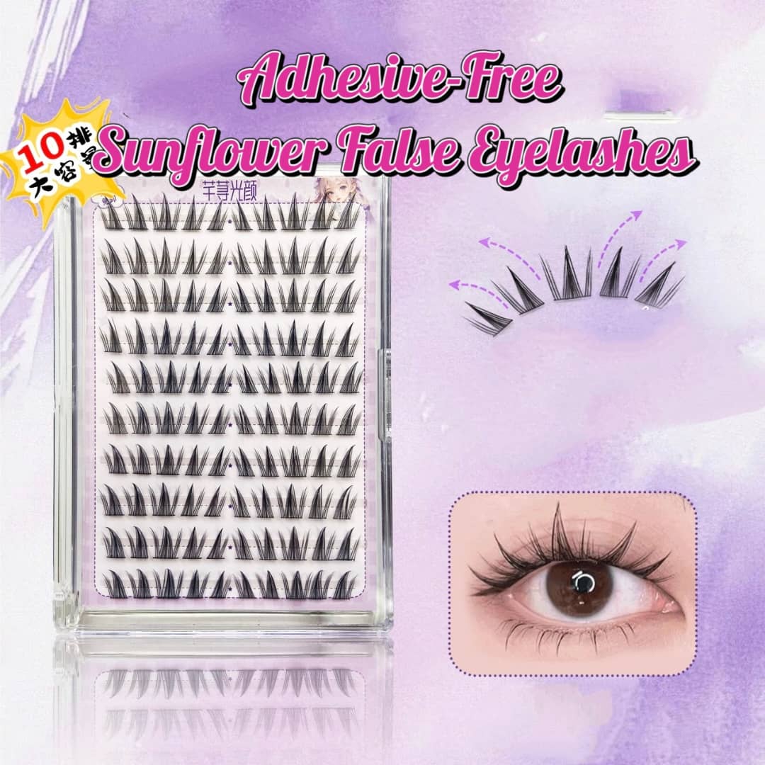 No-Glue Sunflower Lashes