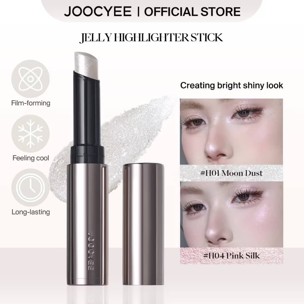 JOOCYEE Highlighter Jelly Highlighter Stick Long-wearing Weightless feel on the skin Beauty Makeup
