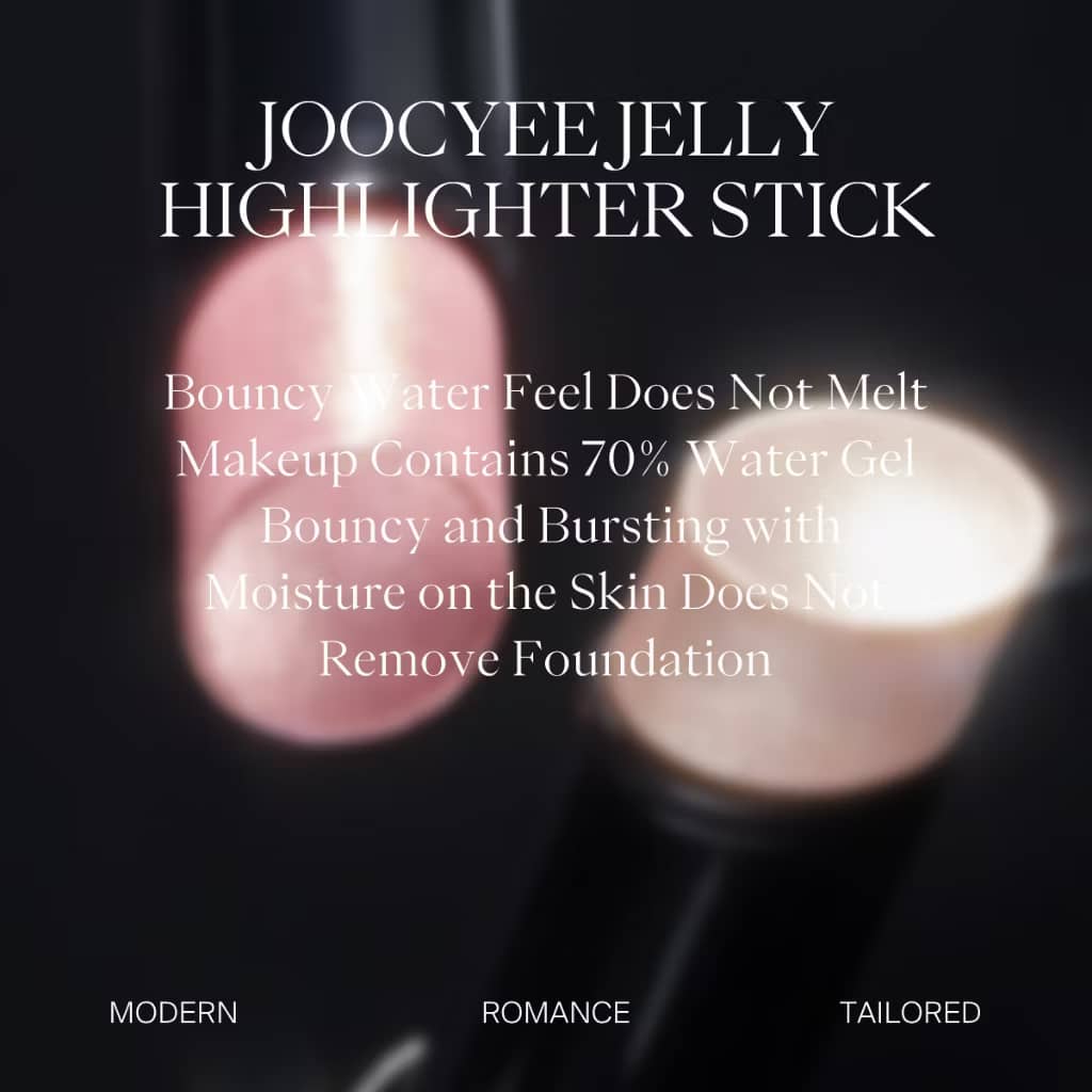 JOOCYEE Highlighter Jelly Highlighter Stick Long-wearing Weightless feel on the skin Beauty Makeup