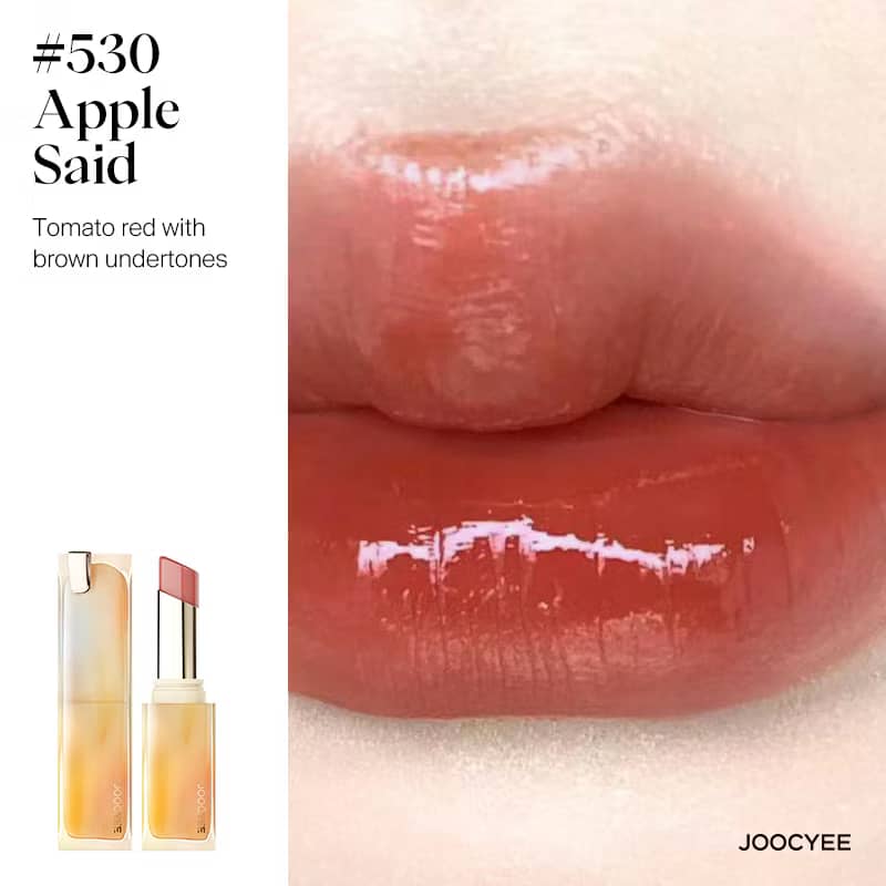 JOOCYEE Glazed Rouge Lipstick Moisturizer Water Gloss Lip balm Makeup Waterproof Long-lasting Lip Serum16 colors