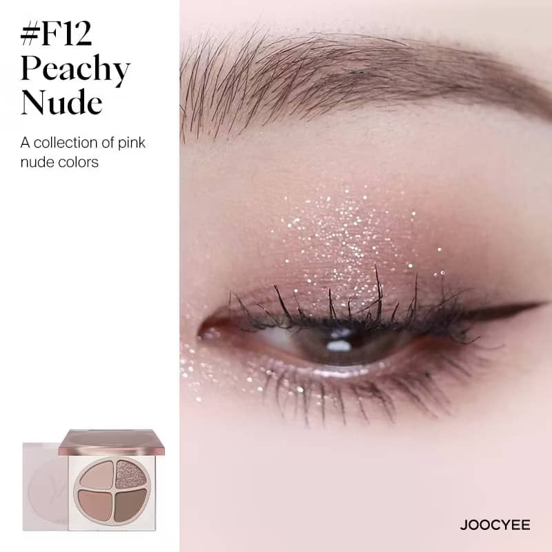 JOOCYEE EYE SHADOW Mini Quad Eyeshadow Long-lasting Natural look Easy to blend beauty eye makeup 7 colors