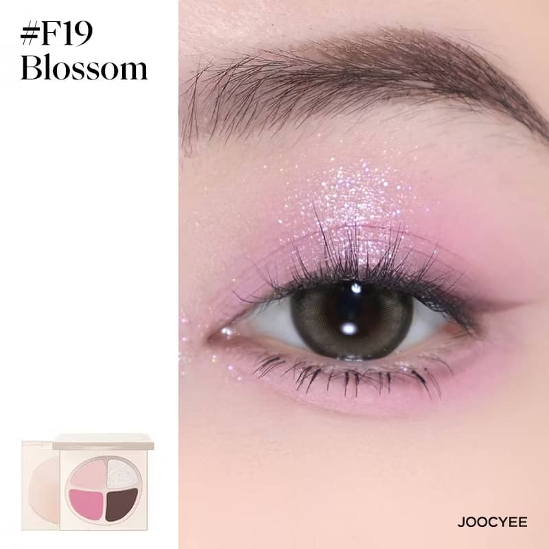 JOOCYEE EYE SHADOW Mini Quad Eyeshadow Long-lasting Natural look Easy to blend beauty eye makeup 7 colors