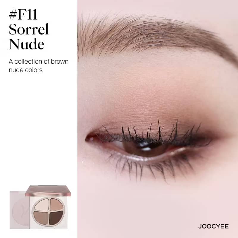 JOOCYEE EYE SHADOW Mini Quad Eyeshadow Long-lasting Natural look Easy to blend beauty eye makeup 7 colors