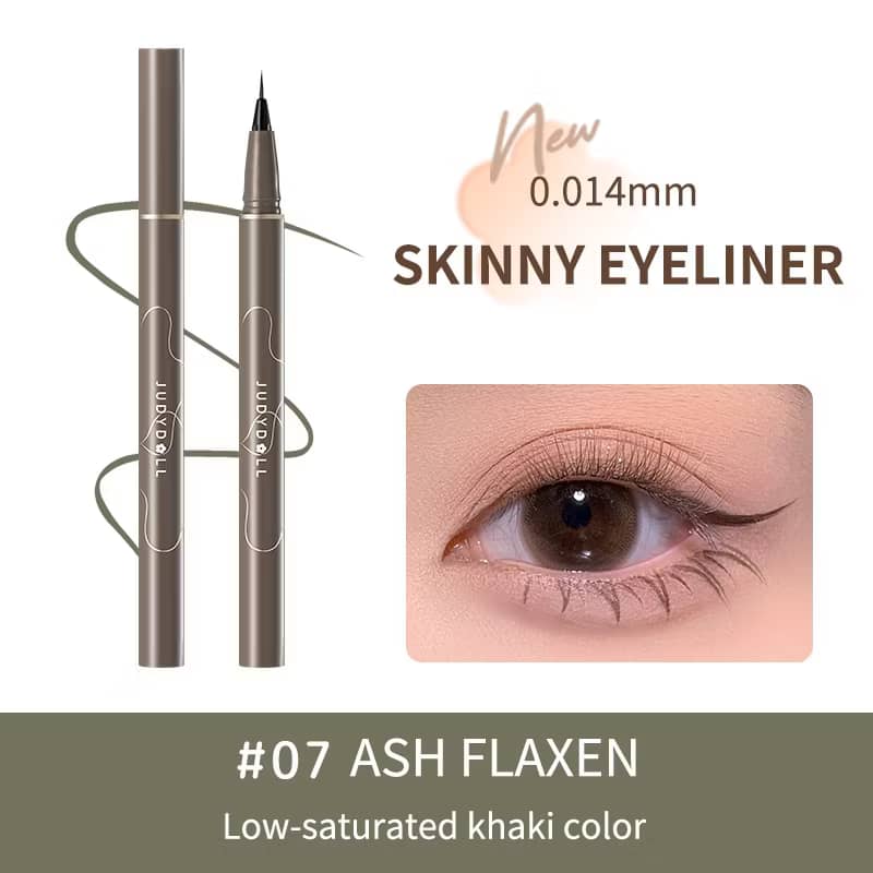 JUDYDOLL Slim Liquid Eyeliner Ultra-Fine Skinny Waterproof Quick-Drying Long-Lasting