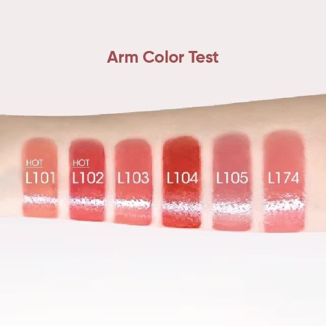CHIOTURE Solid Lip Gloss Small Gold Tube Lipstick