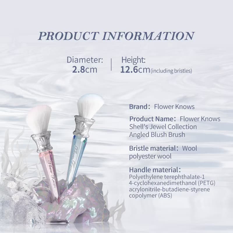 Flower Knows Shell 珠寶系列 – 斜角腮紅刷