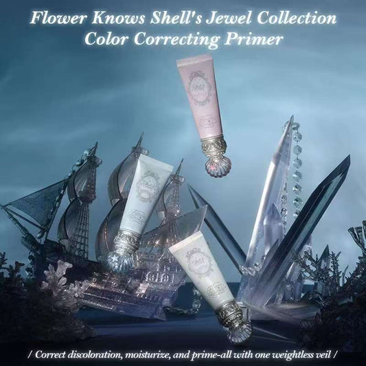 Flower Knows Shell's Jewel Collection Primer Pembetulan Warna 45g