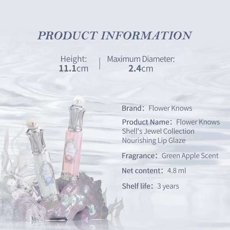 Flower Knows Shell Pearl Collection Lip Essence Gloss