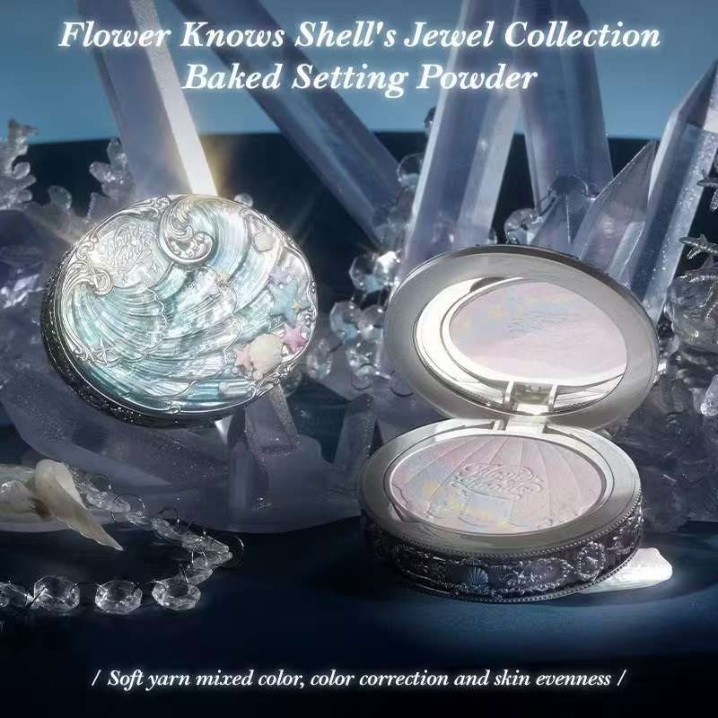 Flower Knows Shell Pearl Collection Color-Mixing Blush