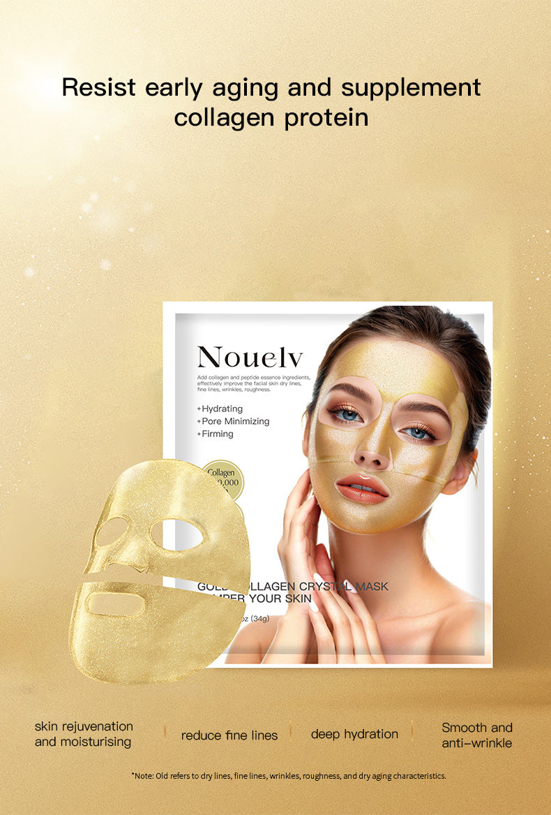 Nouelv 24K Gold Collagen Infusion Split Face Mask