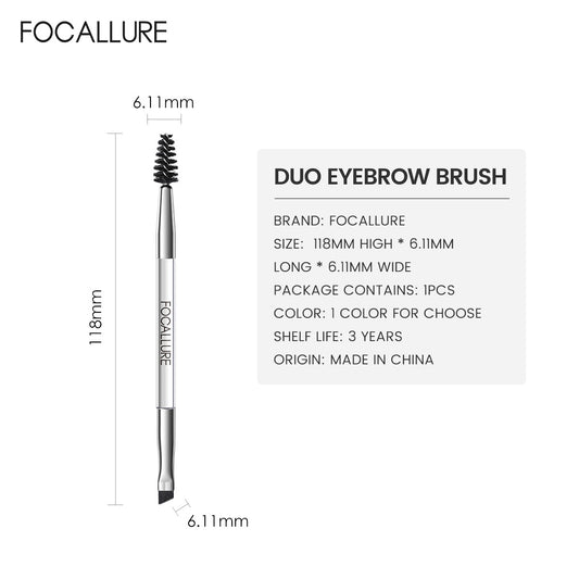 FOCALLURE Dual-Ended Brow Brush