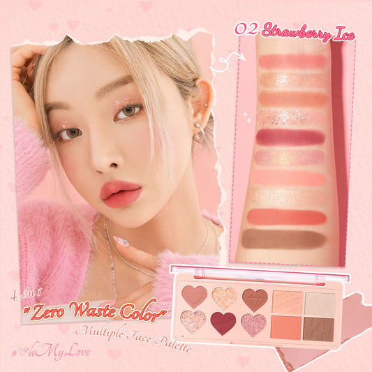 PINKFLASH All-in-One Blush, Highlighter & Eyeshadow Palette