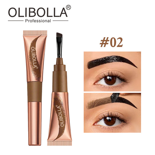 OLIBOLLA Peel-Off Eyebrow Tint Gel | Waterproof, Long-Lasting, Smudge-Proof | Wholesale 12pcs MOQ | Worldwide Shipping