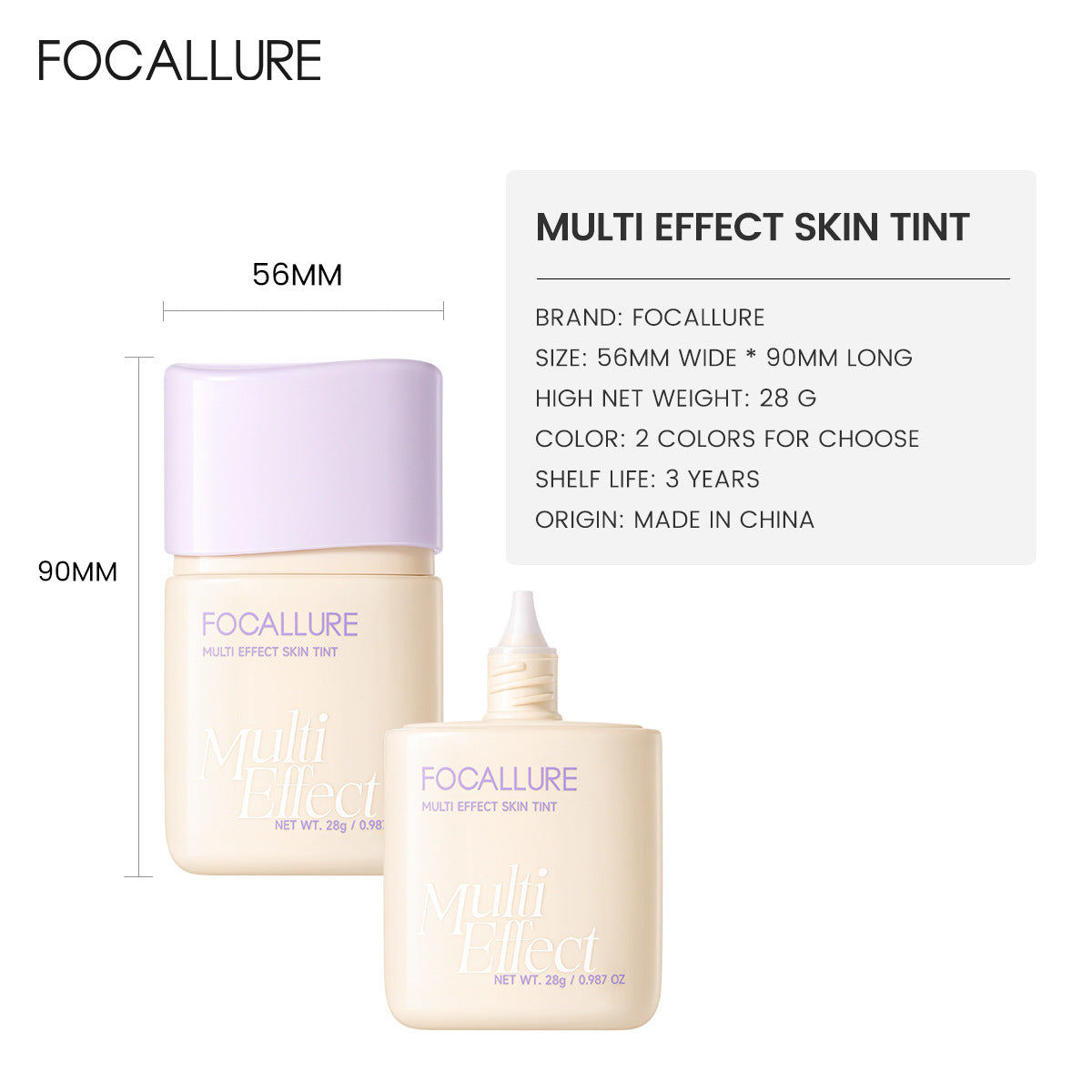 FOCALLURE Multi-Action Tinted Cream