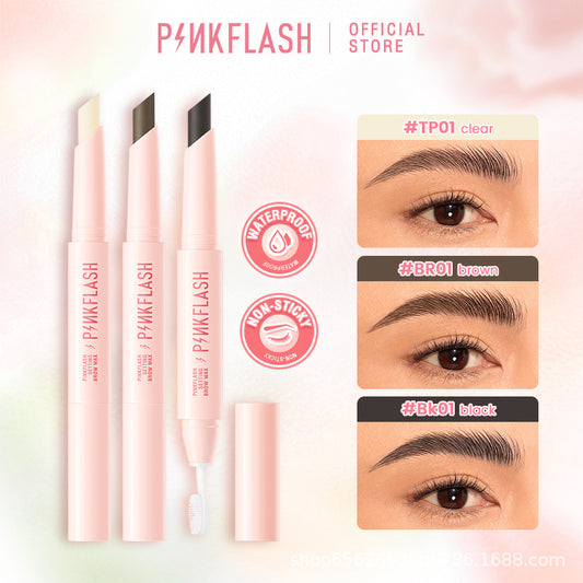 PINKFLASH Dual-Ended Brow Wax Pencil with Brush