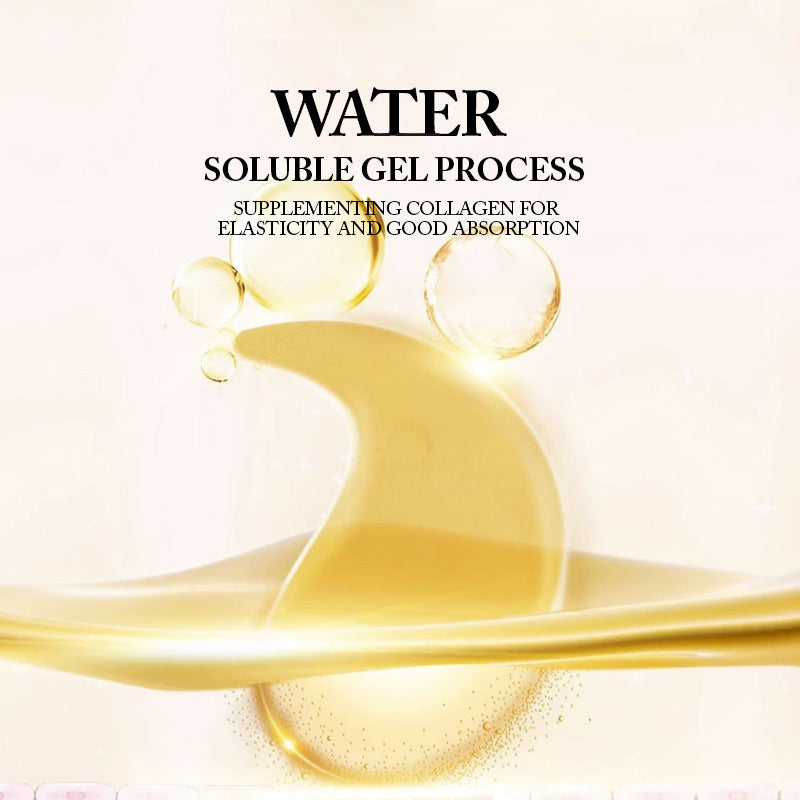 NOUELV 24K Gold Collagen Gel Eye Mask with Caffeine