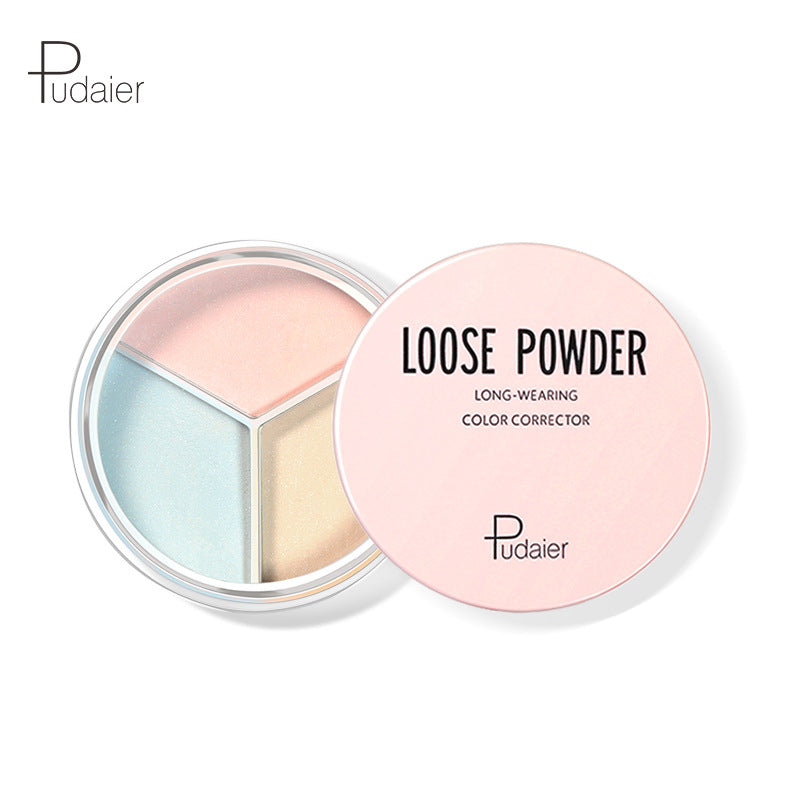Pudaier 3-Color Loose Setting Powder