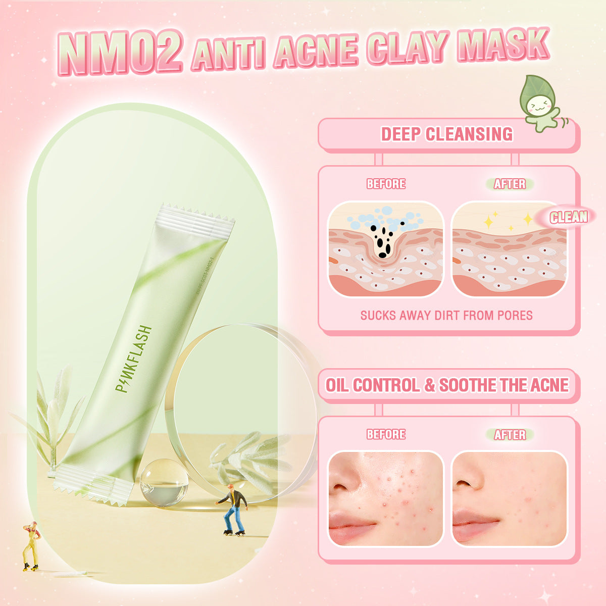 PINKFLASH Hydrating Repair Clay Mask
