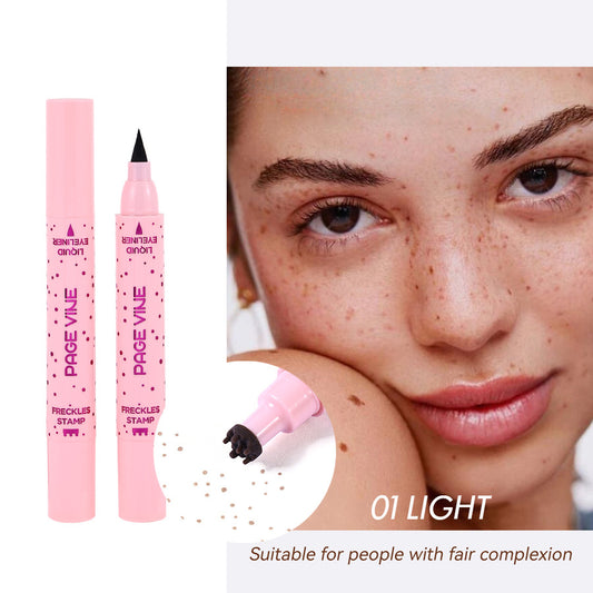 PAGE VINE Natural Freckle Pen + Dual-Ended Eyeliner